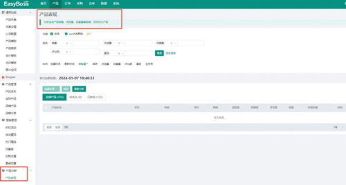 easyboss erp功能更新 shopee新增產品表現功能